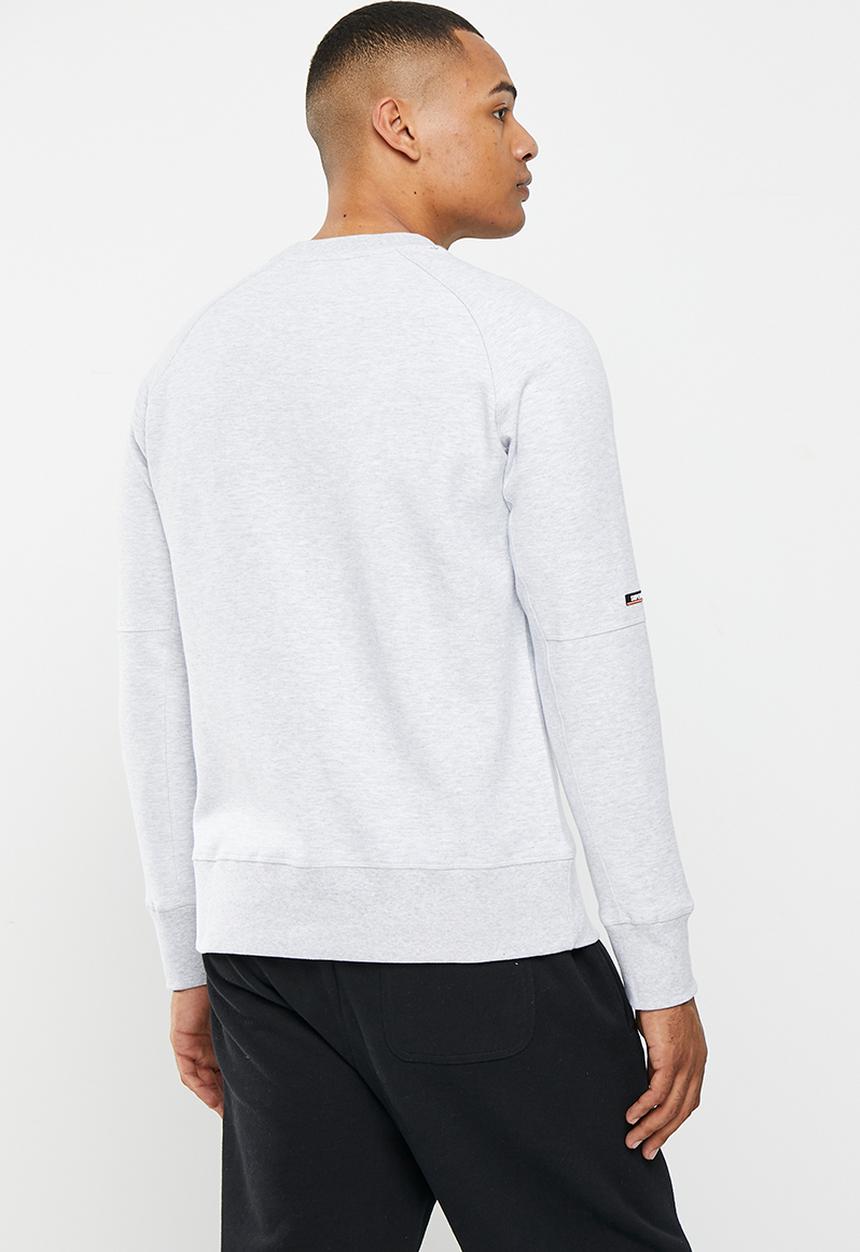 Superdry. - Code tech crew - cadet grey marl
