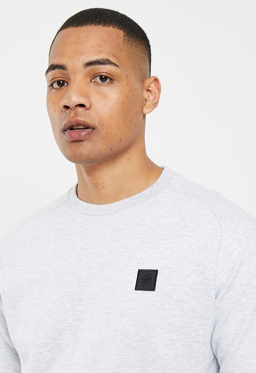 Superdry. - Code tech crew - cadet grey marl