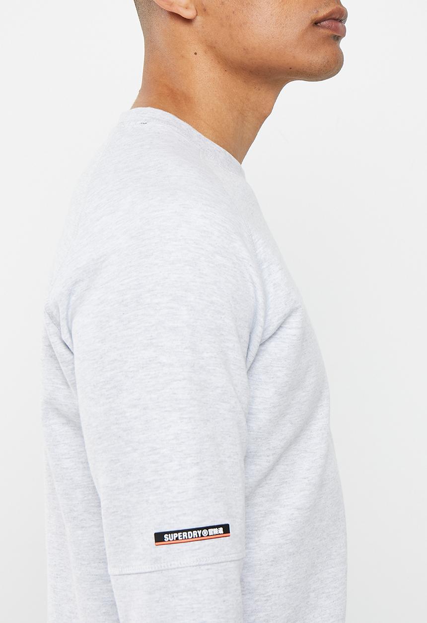 Superdry. - Code tech crew - cadet grey marl