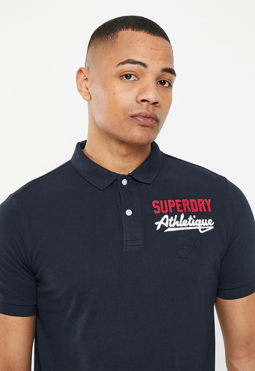 Superdry. - Vintage superstate polo - eclipse navy