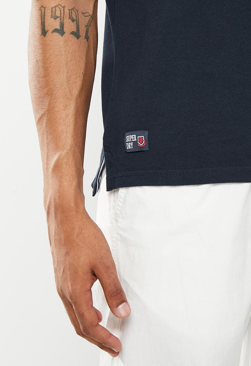 Superdry. - Vintage superstate polo - eclipse navy