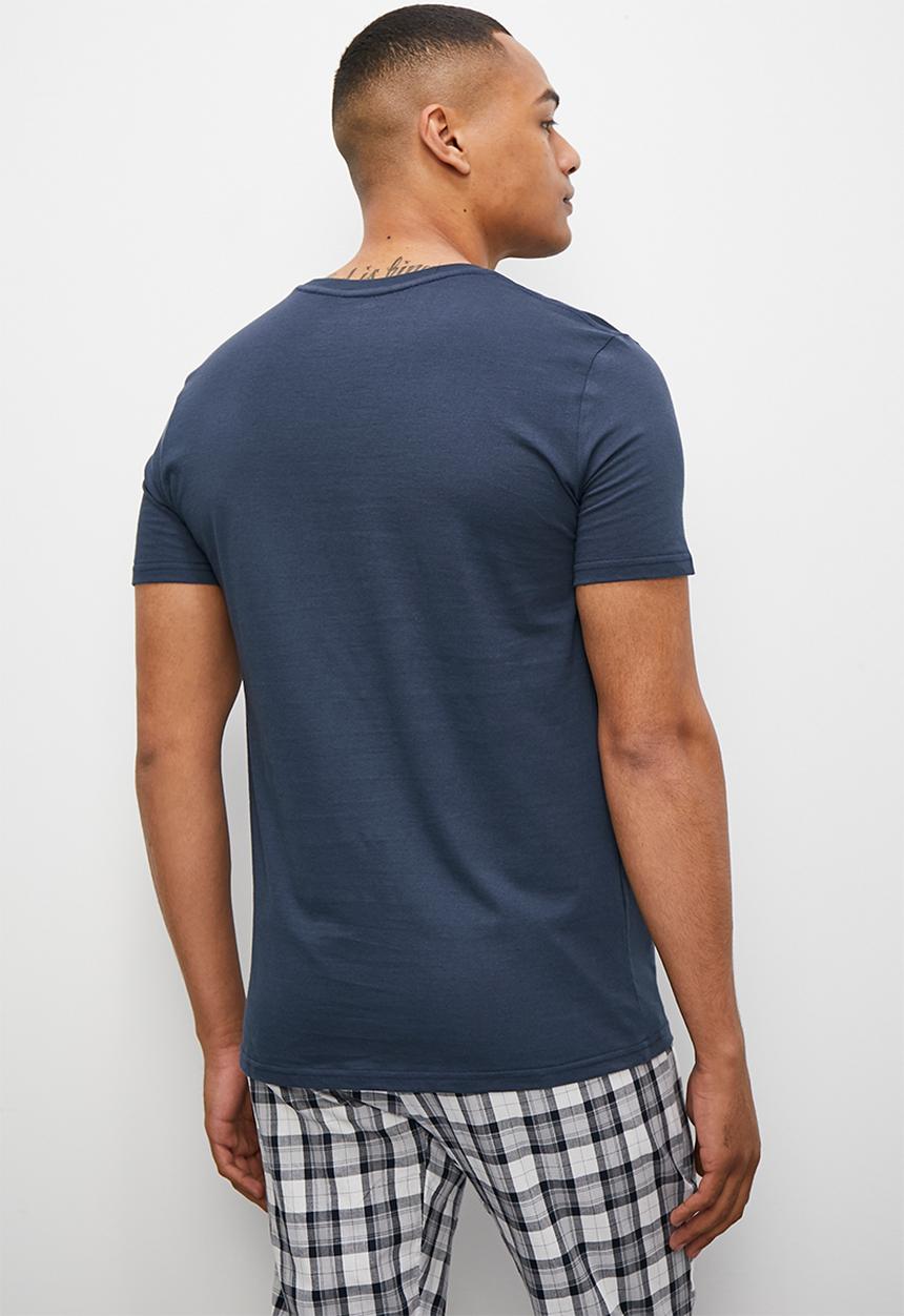 STYLE REPUBLIC - SR eagle logo print - navy