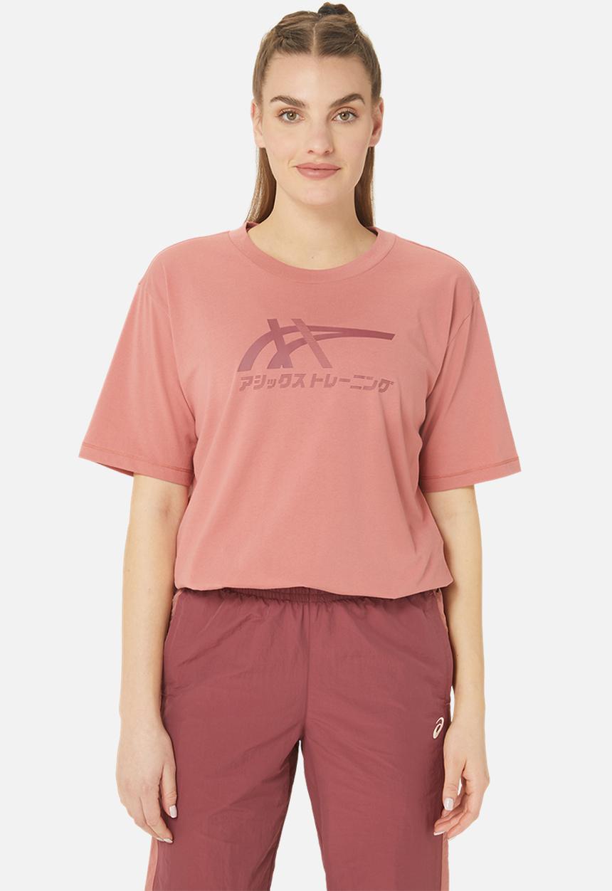 ASICS - Tiger tee - light garnet/brisket red