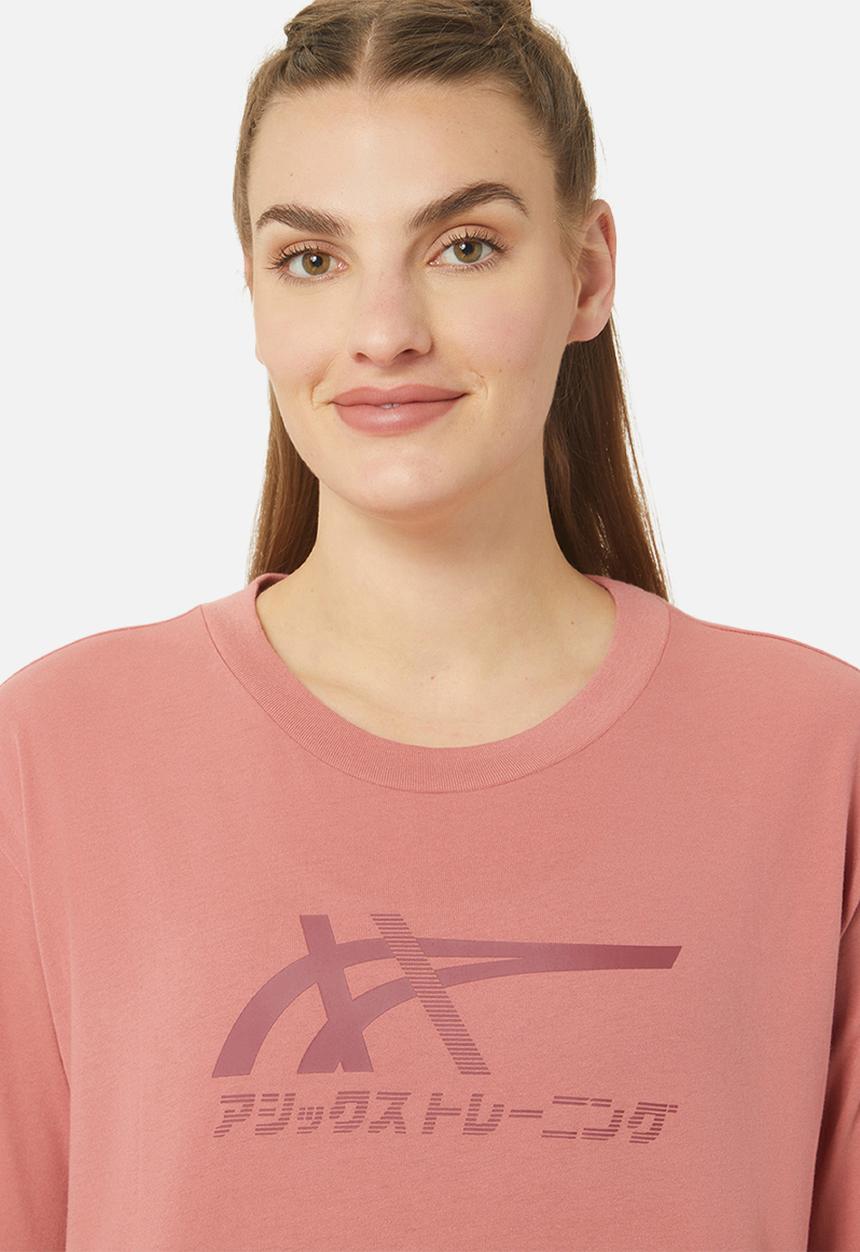 ASICS - Tiger tee - light garnet/brisket red