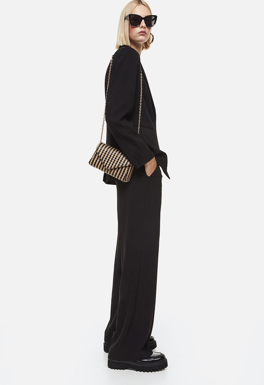 H&M - Straight trousers - black