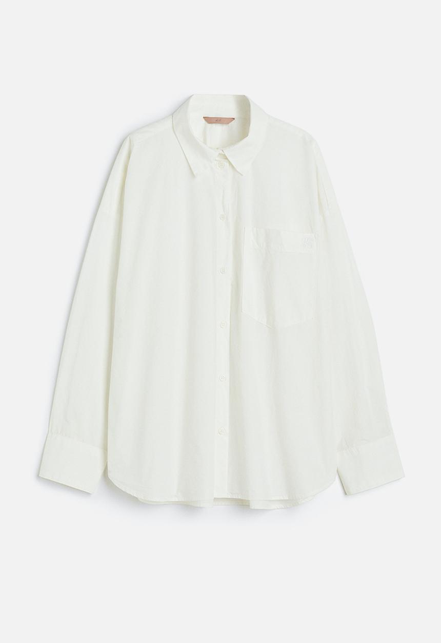 H&M - Cotton shirt - white
