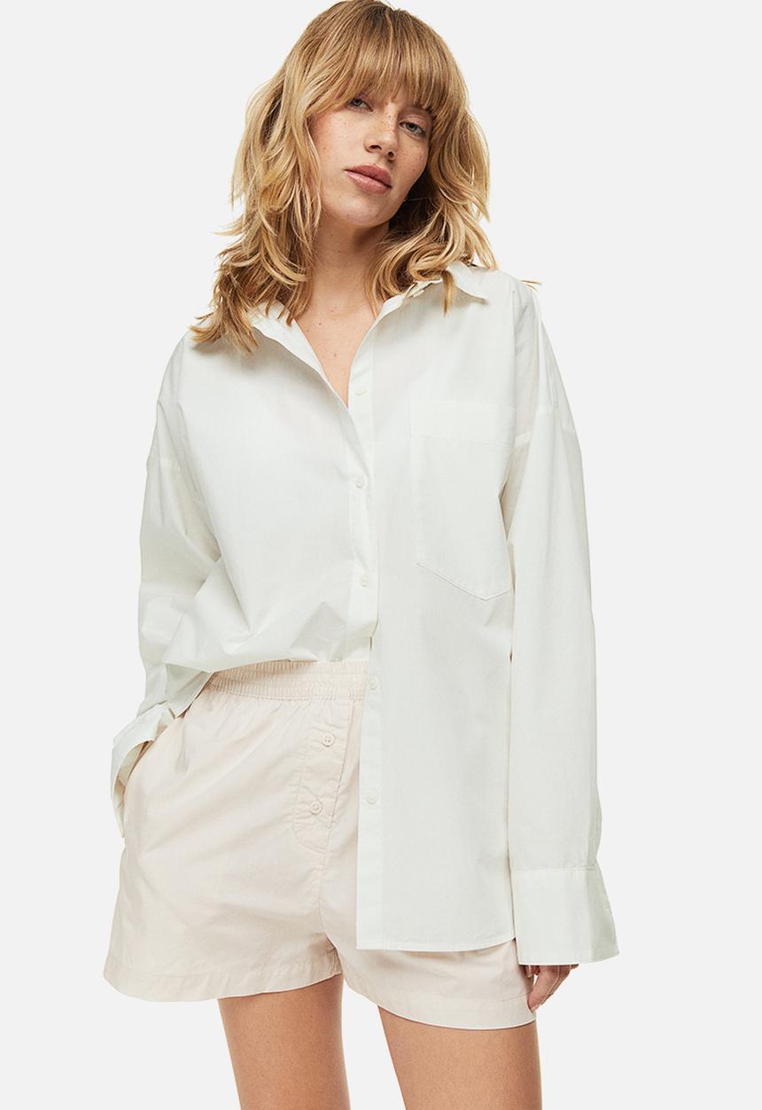 H&M - Cotton shirt - white