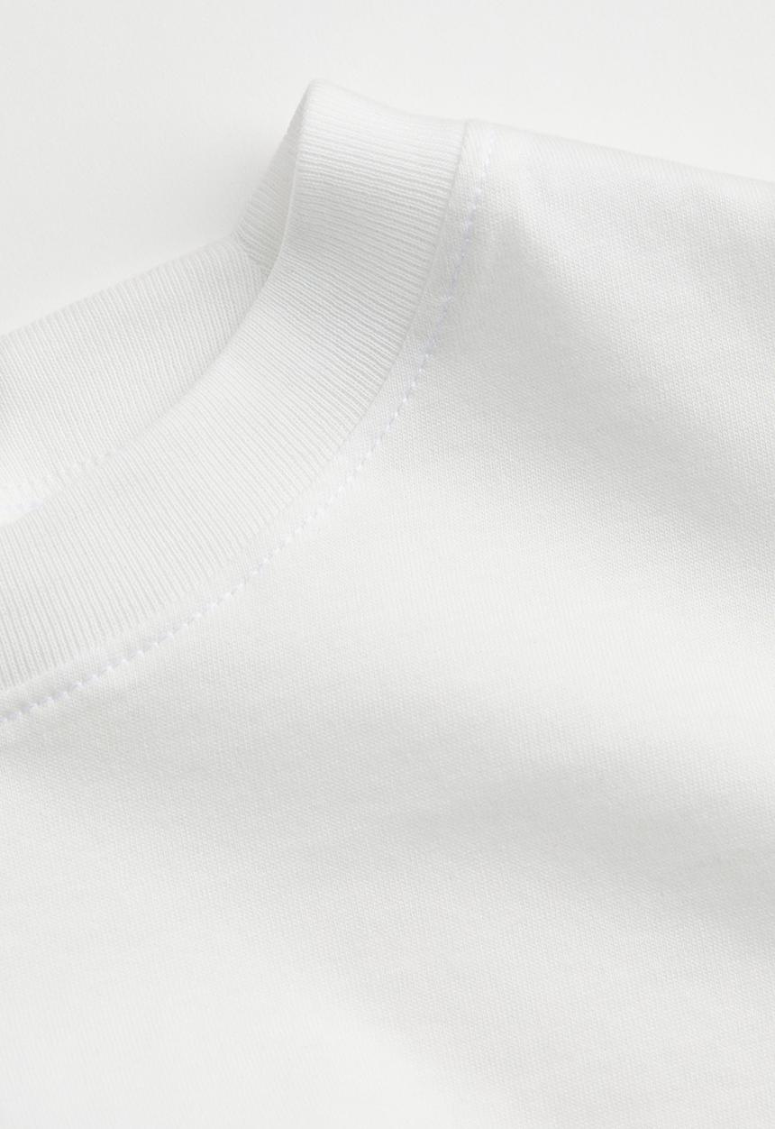 H&M - Cropped cotton T-shirt - white