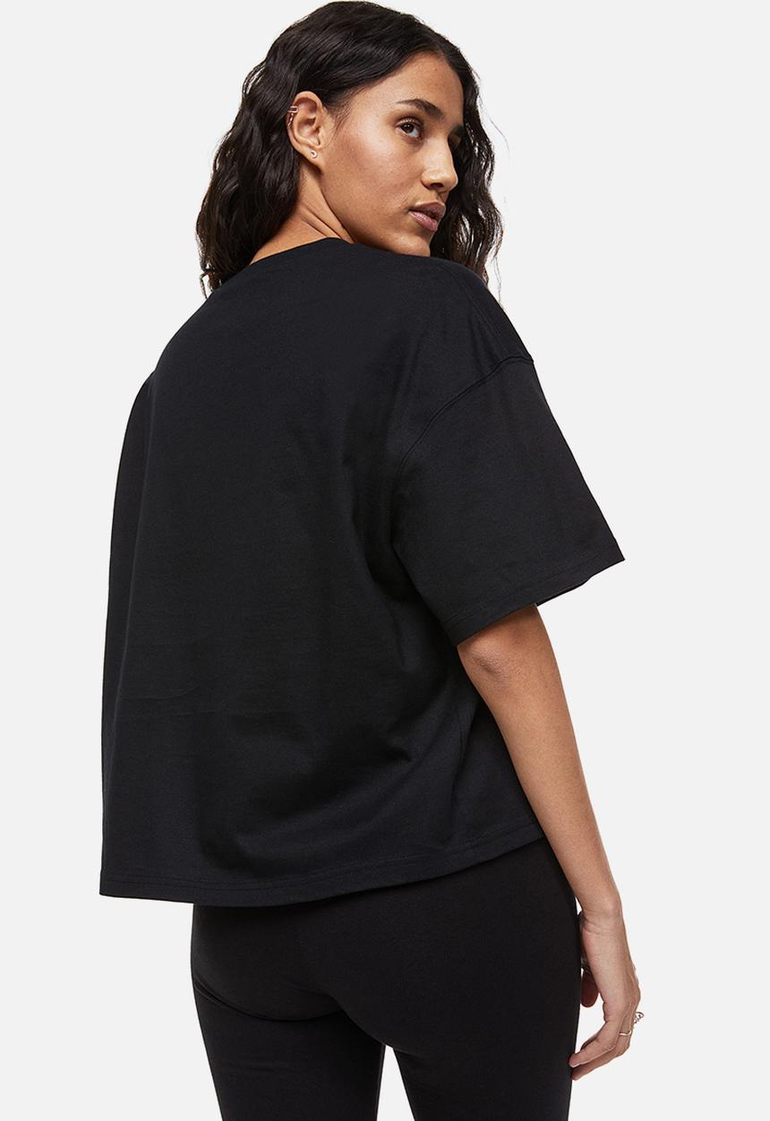 H&M - Oversized T-shirt - black