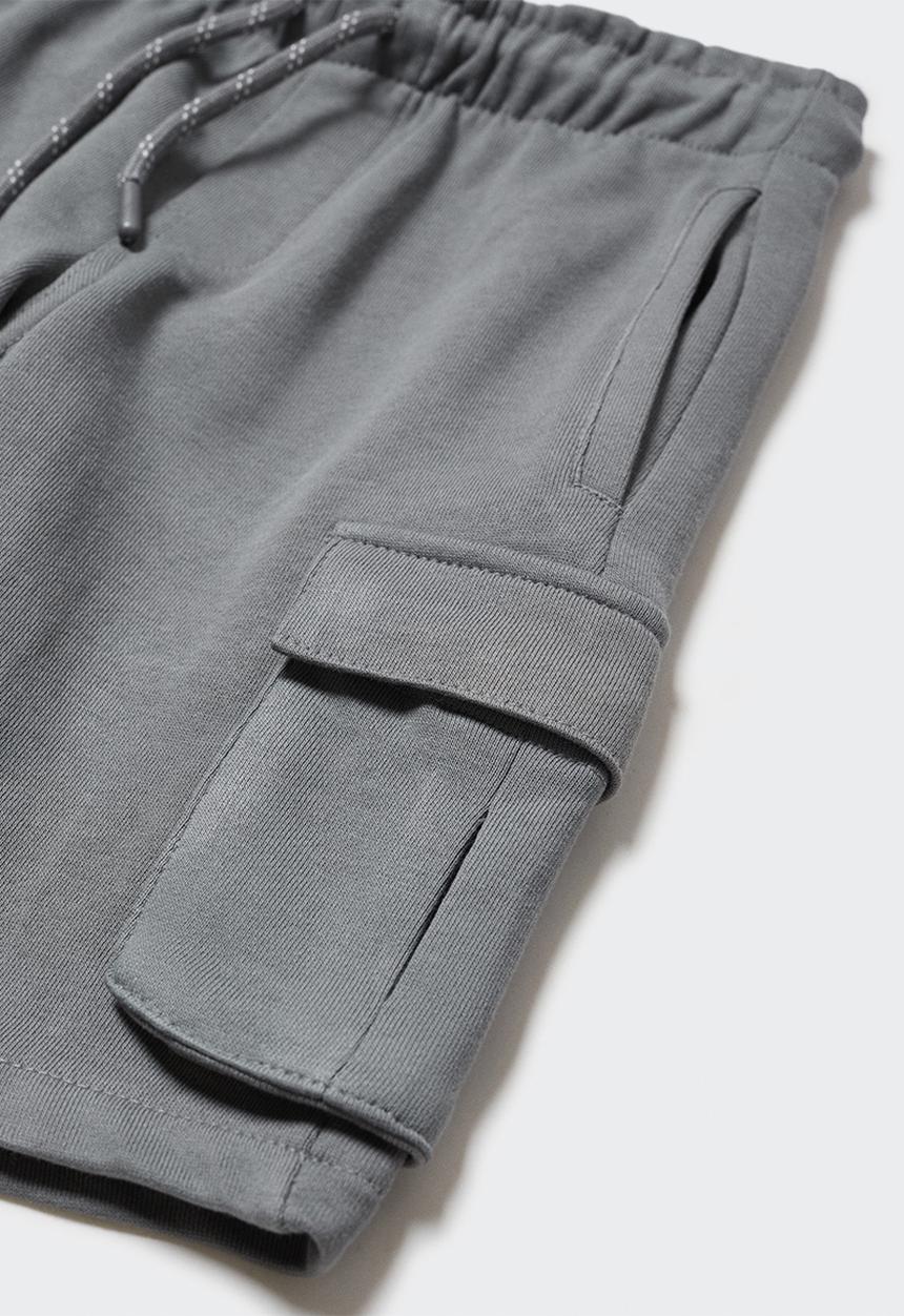 MANGO - Bermuda shorts karl5 - grey