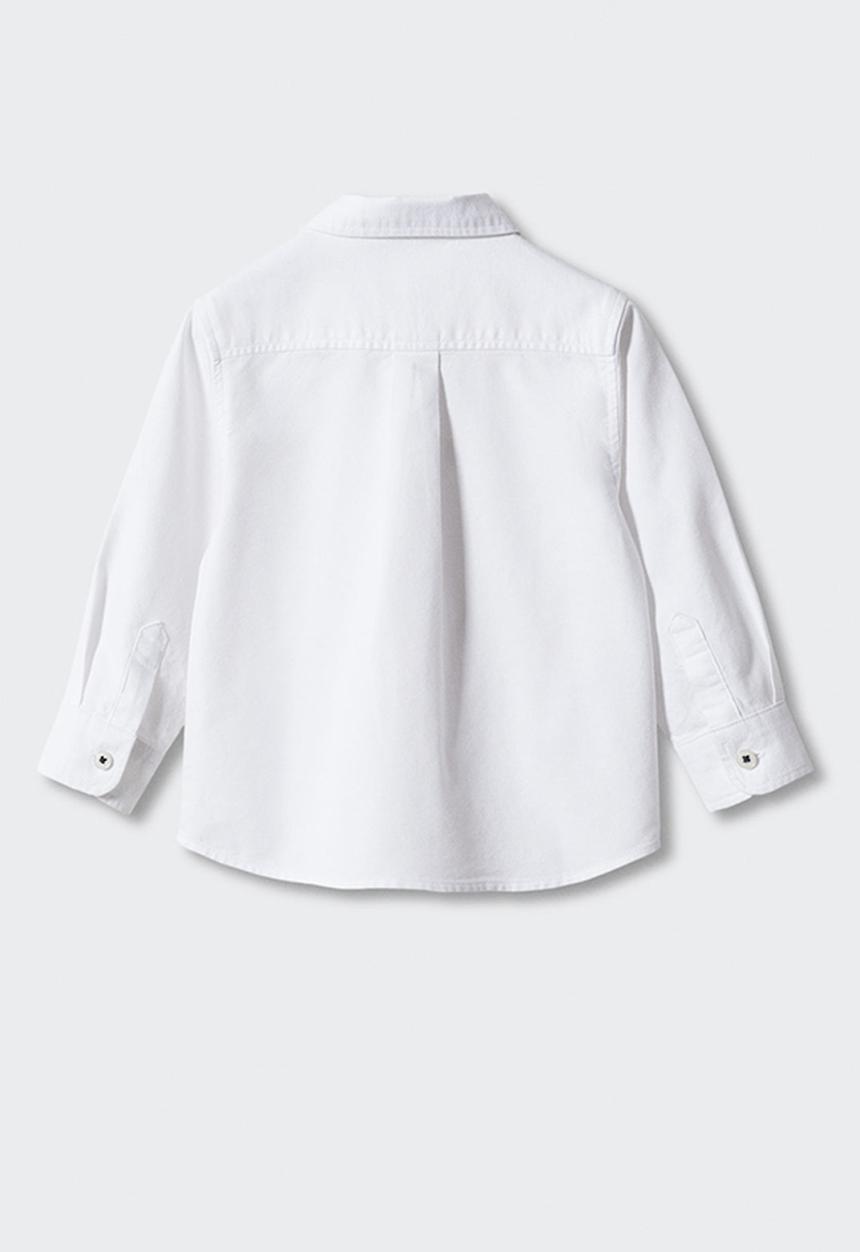 MANGO - Shirt oxfordb - white
