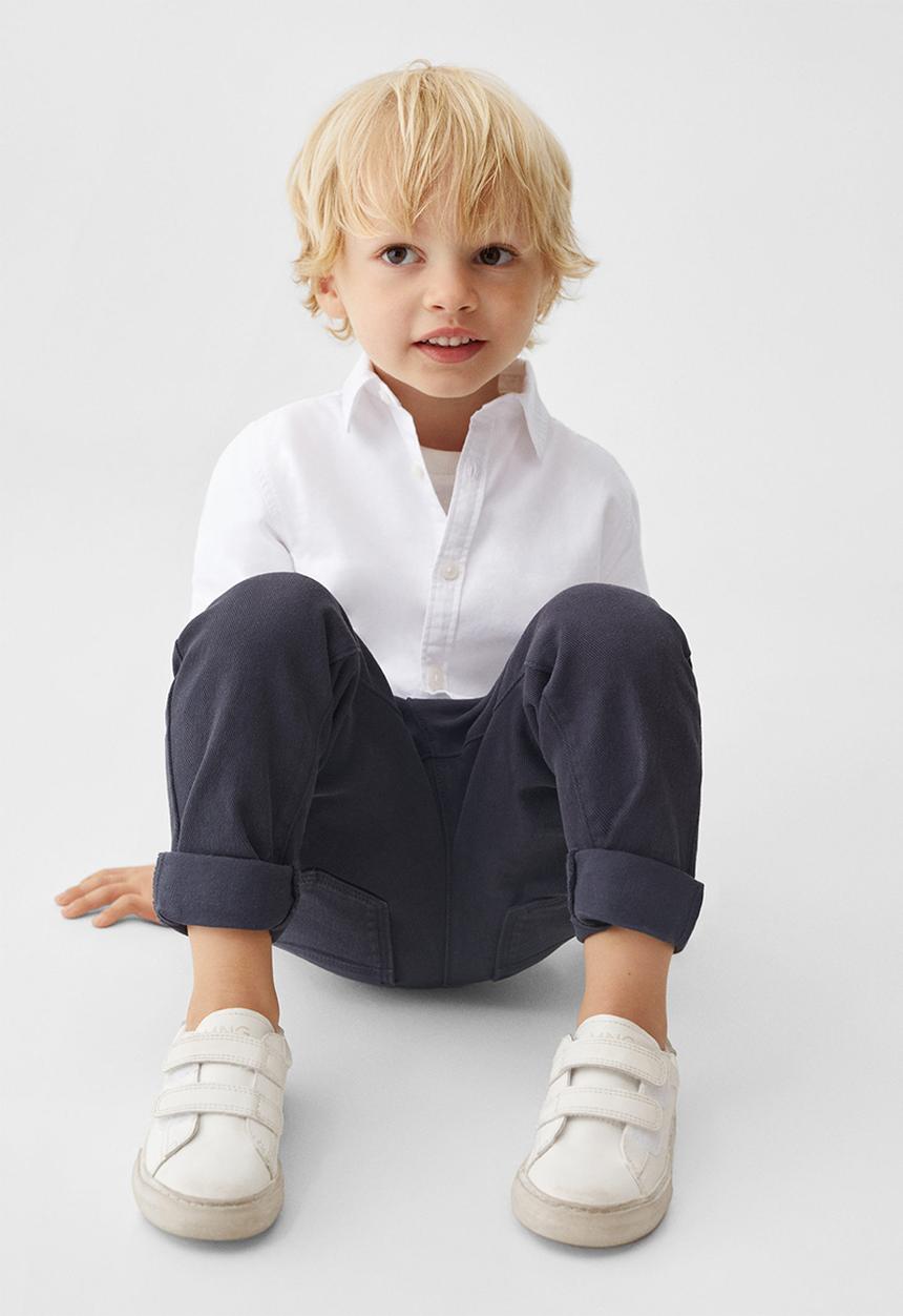 MANGO - Shirt oxfordb - white