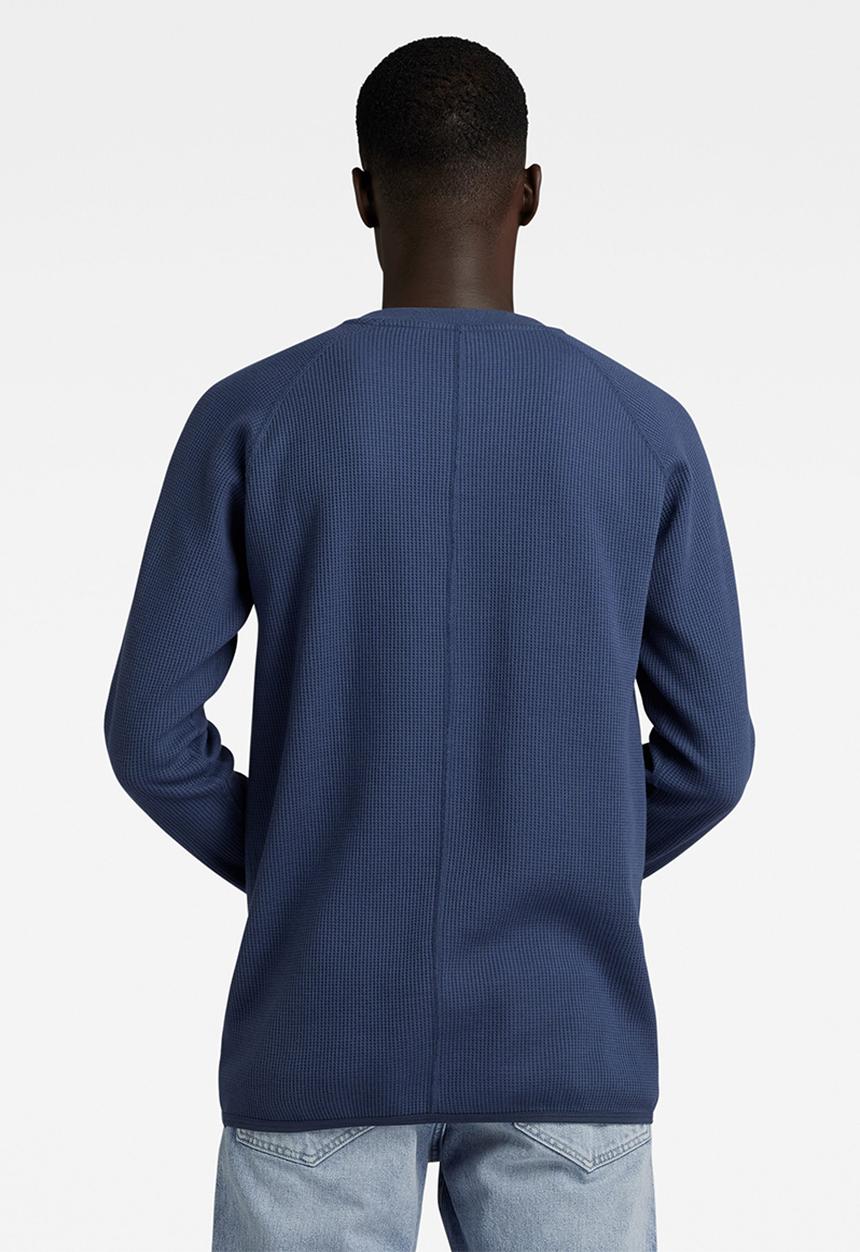 G-STAR - Jirgi tweeter slim long sleeve terra jersey o - rank blue