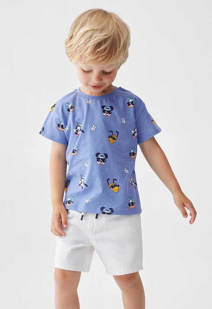 MANGO - T-shirt mpandi - blue