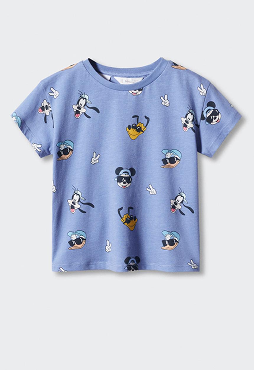 MANGO - T-shirt mpandi - blue