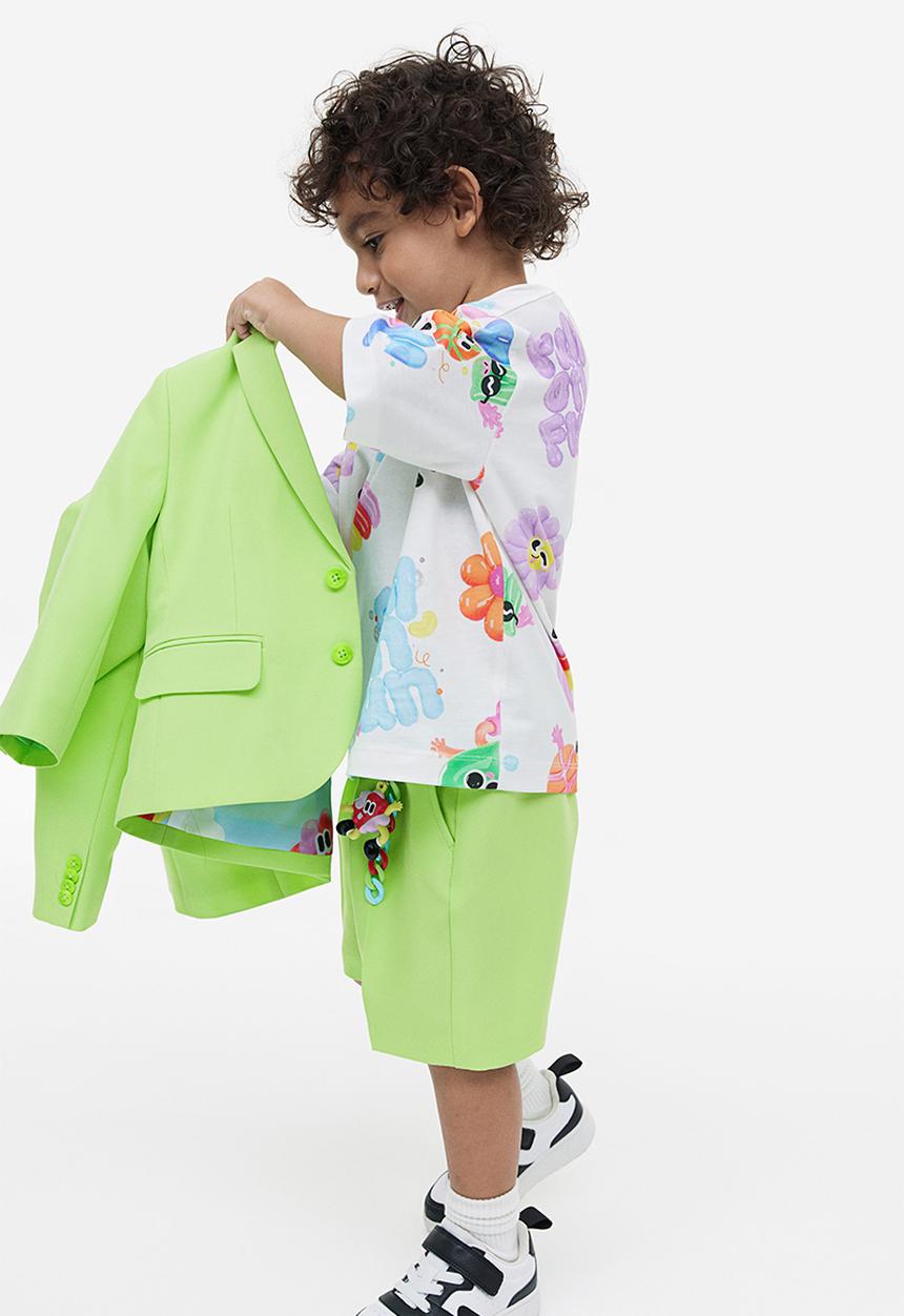 H&M - Eva Cremers x H&M: Chino shorts - light green