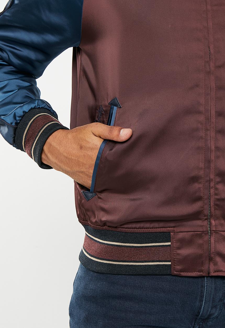 Superdry. - Vintage suikajan jacket - deep burgundy