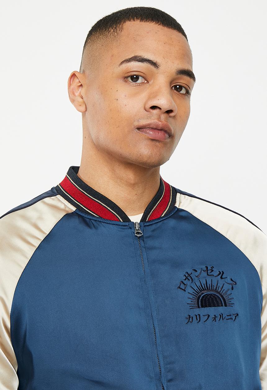 Superdry. - Vintage suikajan jacket - zinc blue
