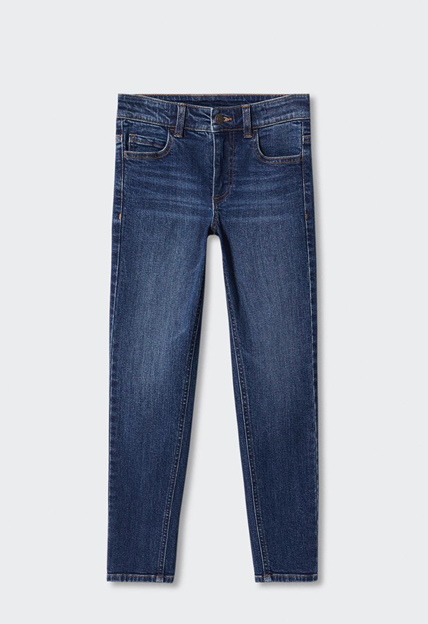 MANGO - Jeans slim - dark blue
