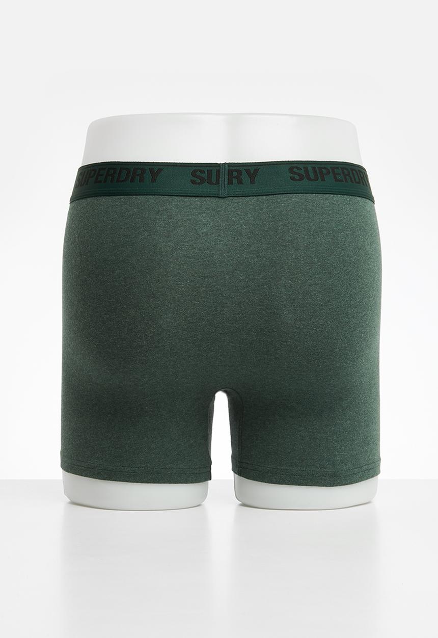 Superdry. - Boxer multi double pack - olive/enamel