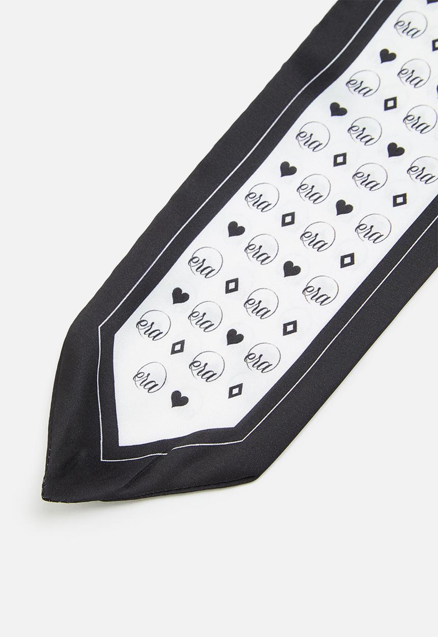 ERA by DJ Zinhle - New york skinny scarf - black & white