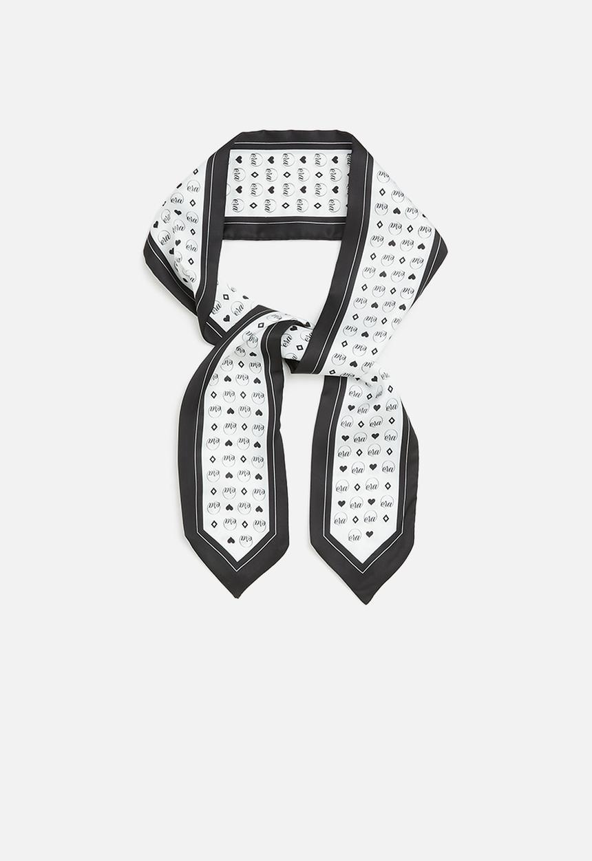 ERA by DJ Zinhle - New york skinny scarf - black & white
