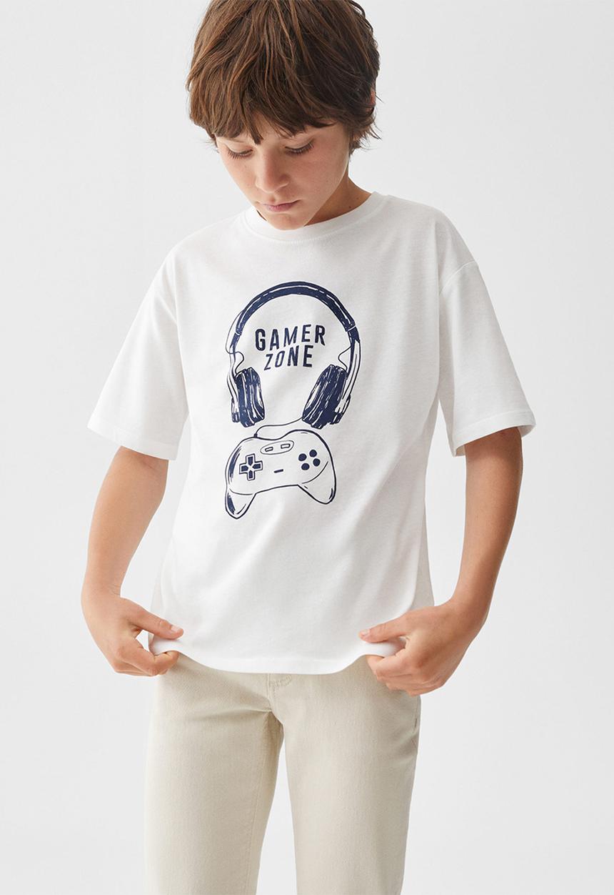 MANGO - T-shirt park - off white