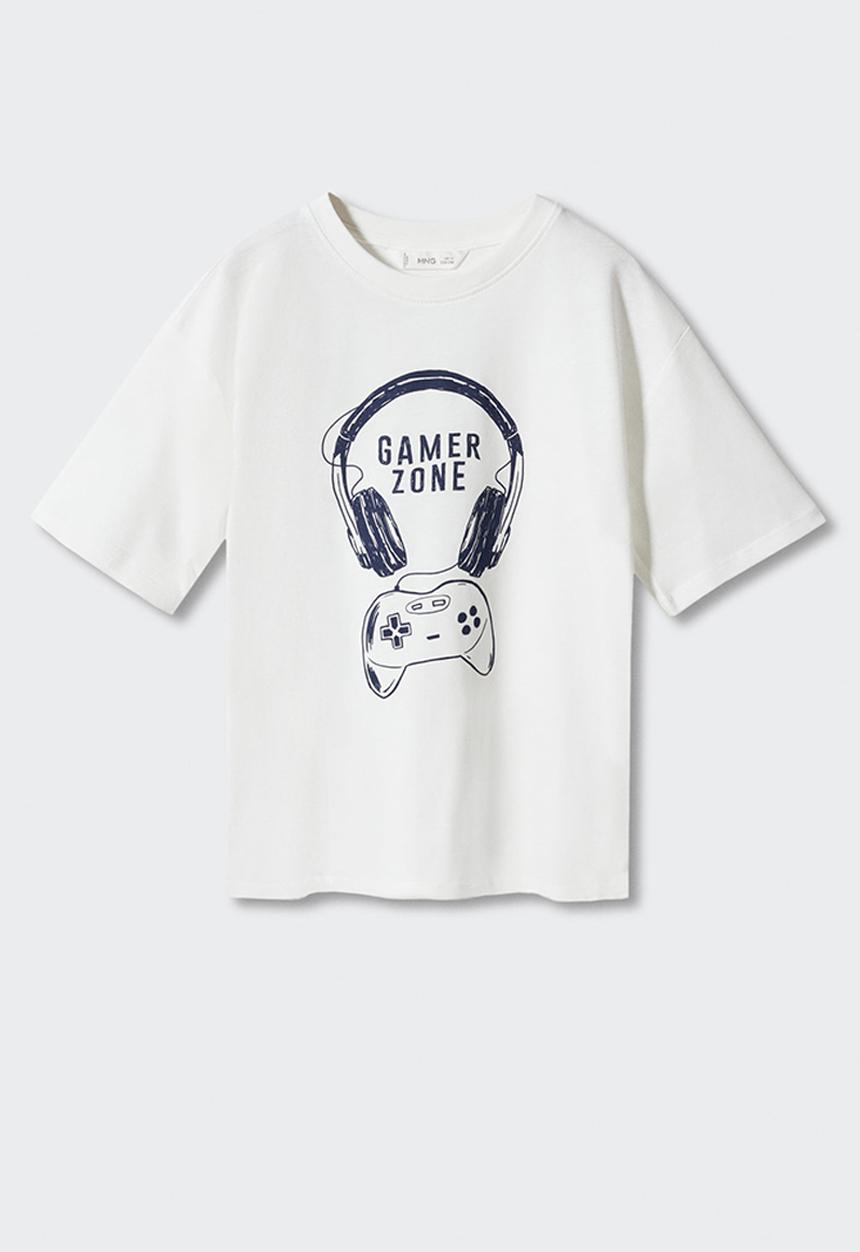 MANGO - T-shirt park - off white