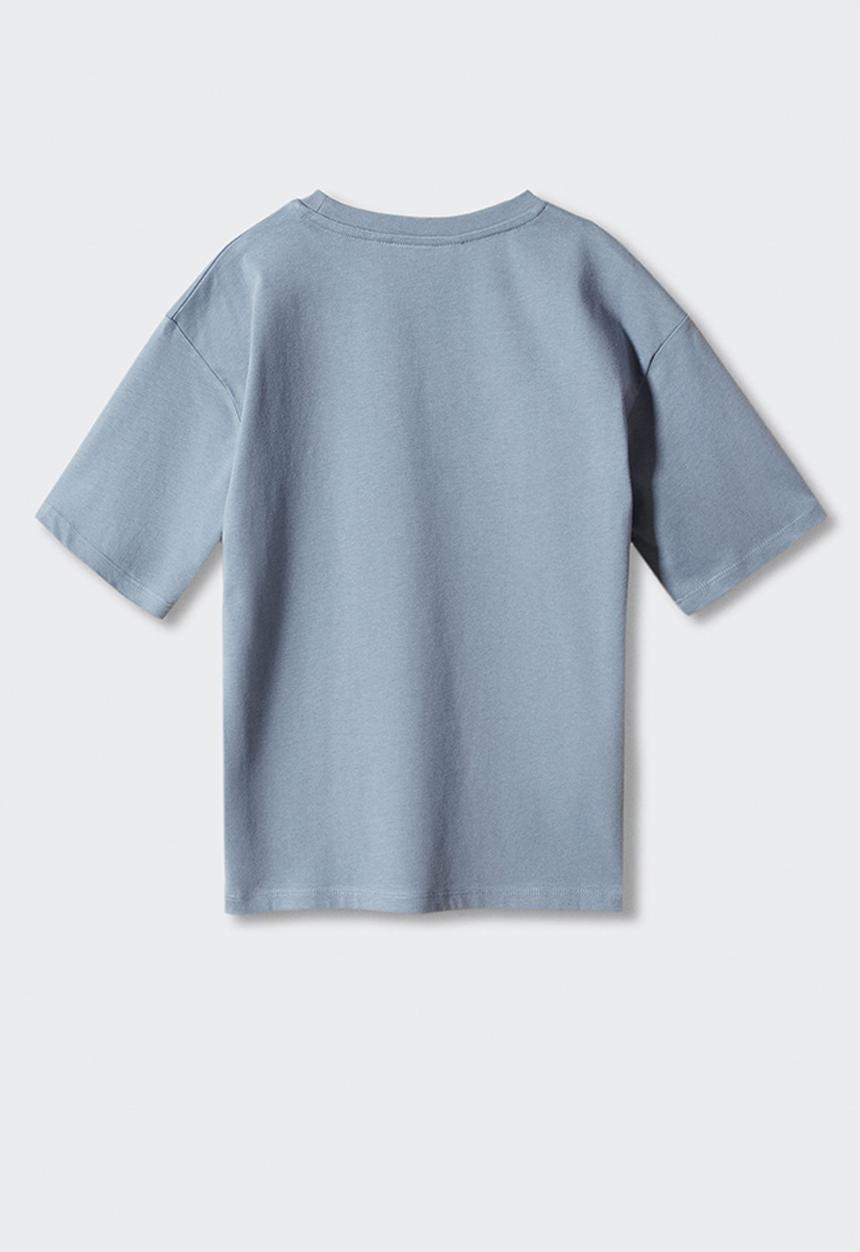 MANGO - T-shirt park - blue