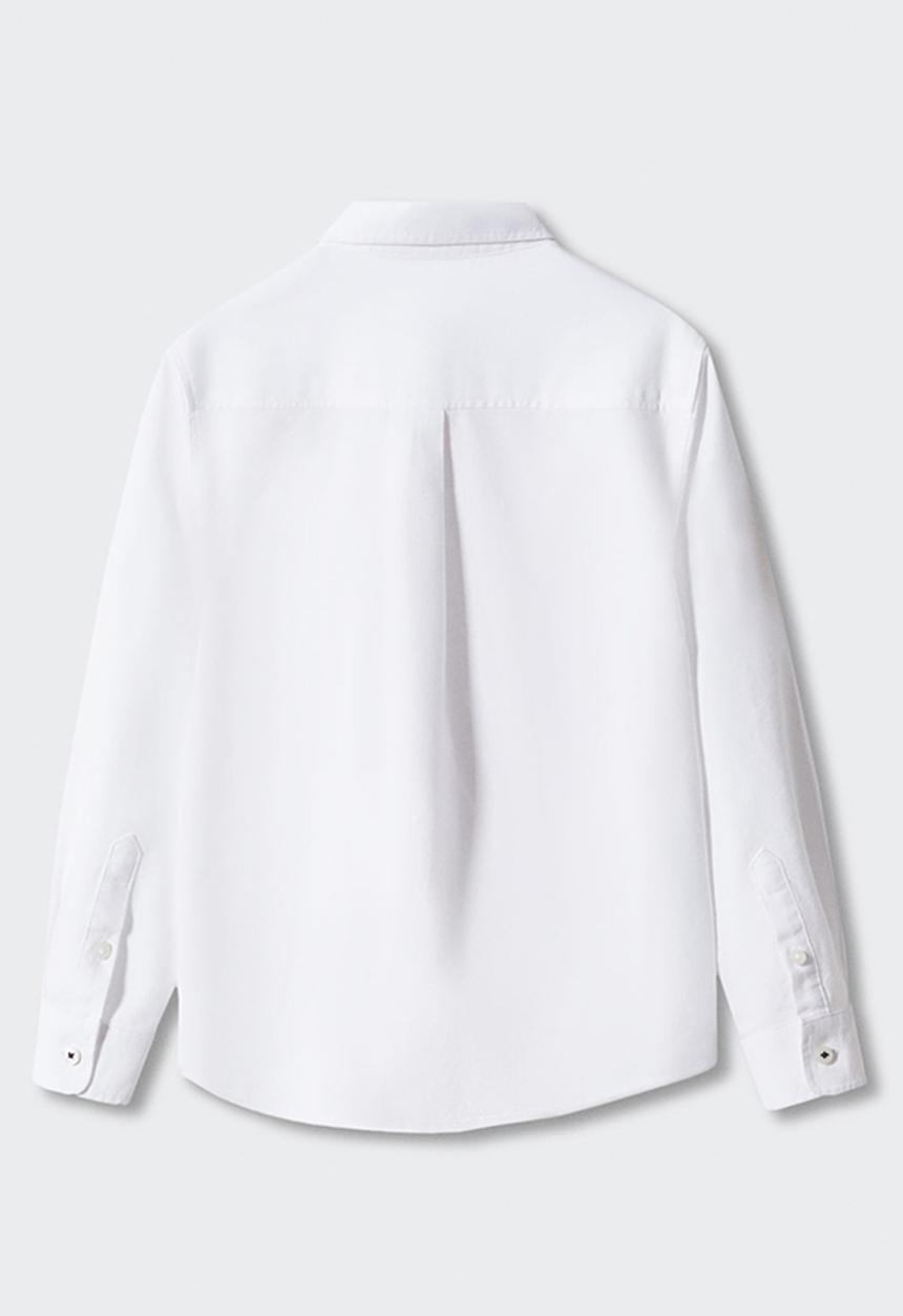 MANGO - Shirt oxford - white