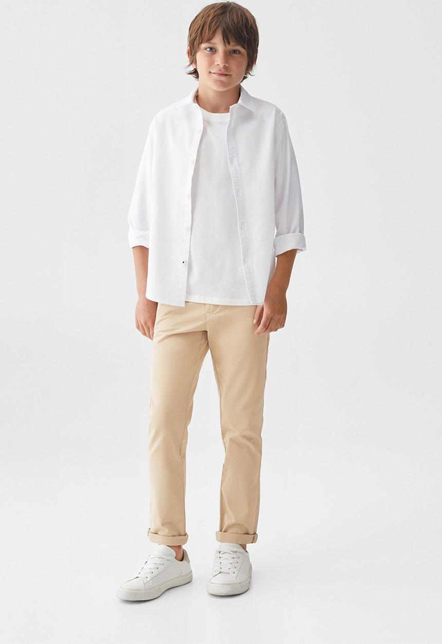 MANGO - Shirt oxford - white