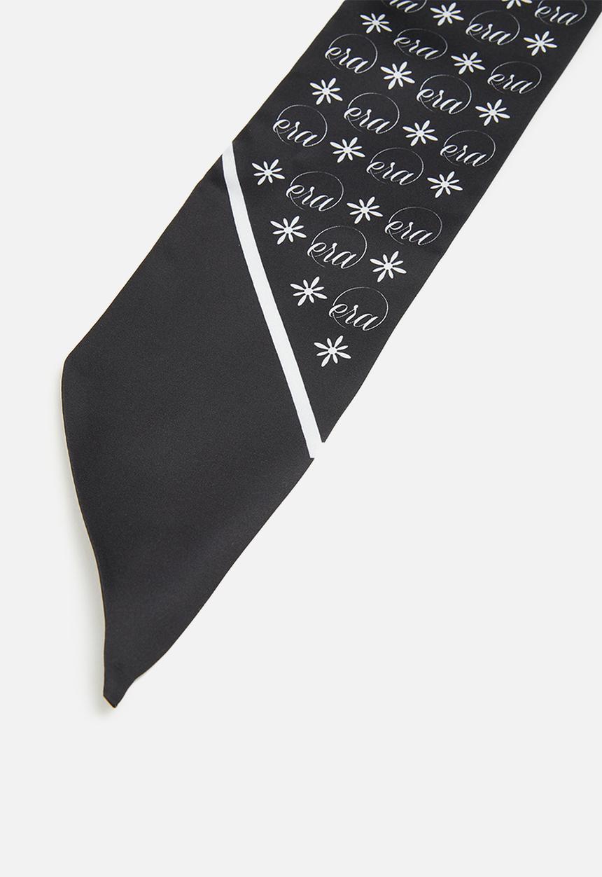 ERA by DJ Zinhle - Paris skinny scarf-black & white