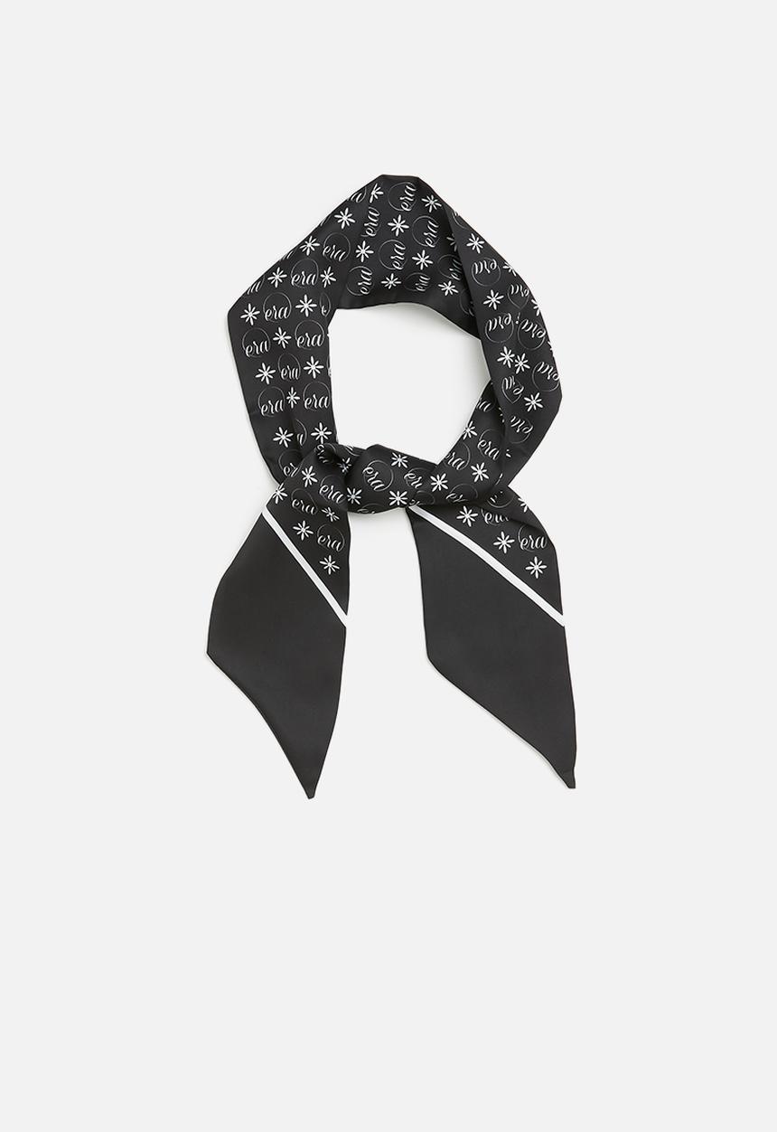 ERA by DJ Zinhle - Paris skinny scarf-black & white
