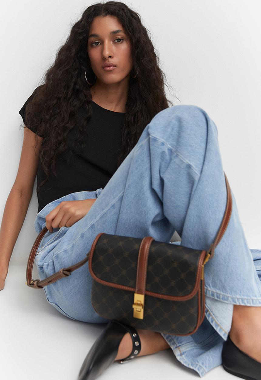 MANGO - Bag yvonne - brown