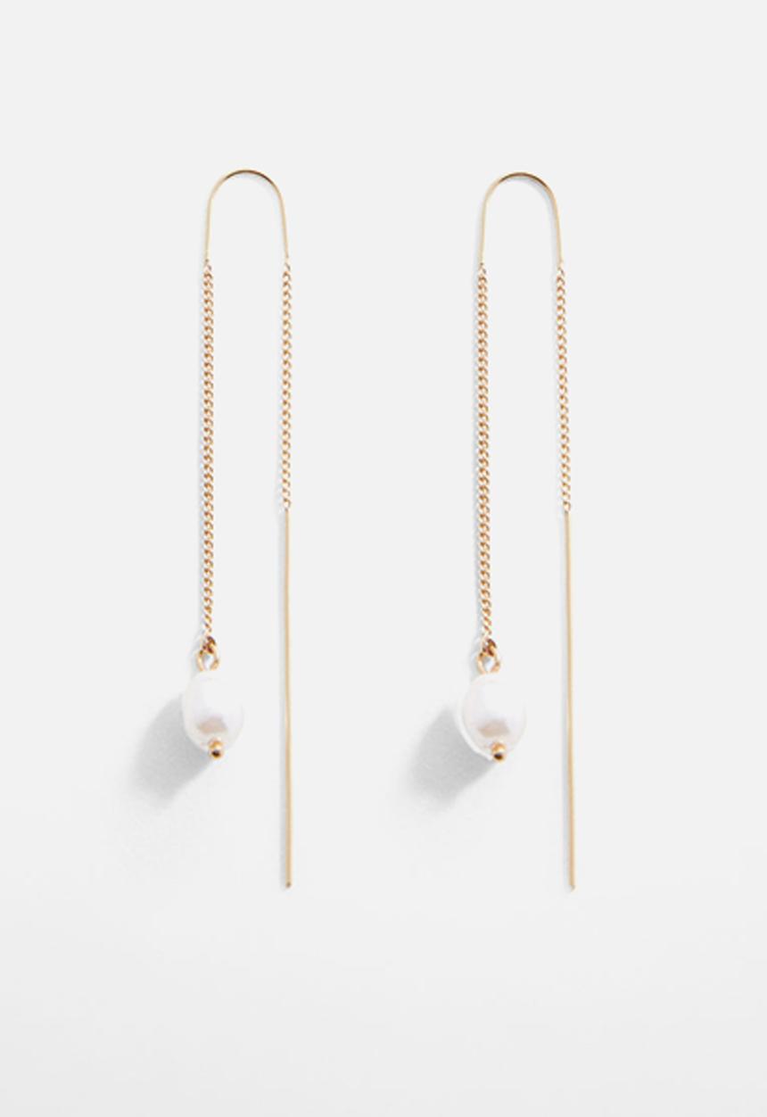 MANGO - Earrings leire - gold
