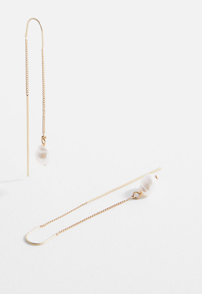 MANGO - Earrings leire - gold