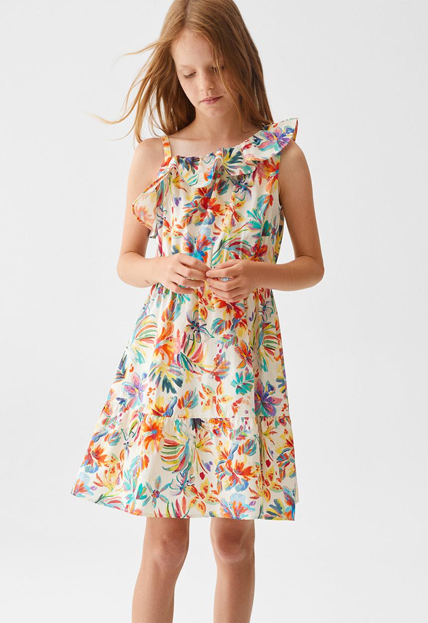 MANGO - Dress juls - light beige