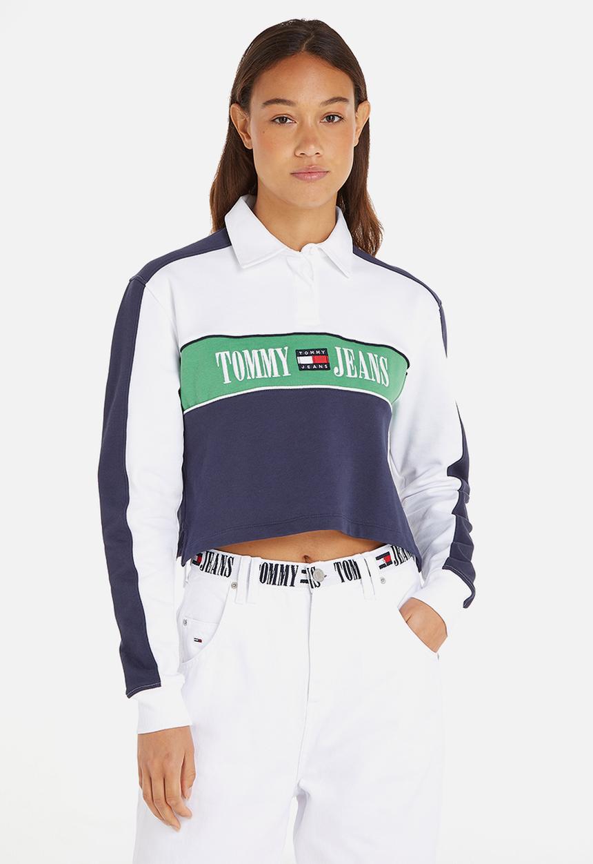 Tommy Hilfiger - Tjw crop archive 3 rugby - twilight navy