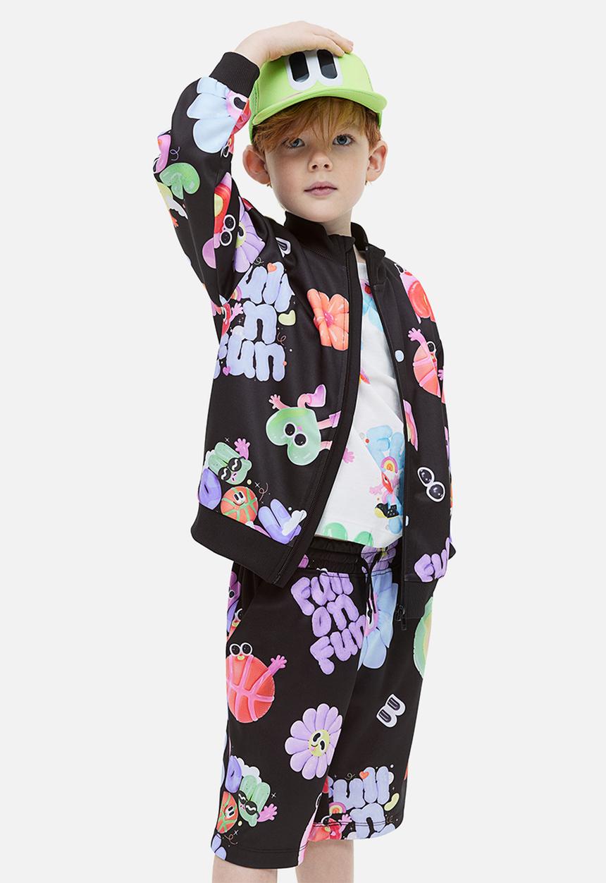 H&M - Eva Cremers x H&M: Printed shorts - black/patterned 