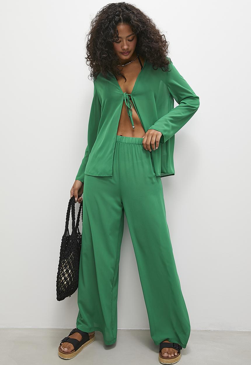 Superbalist - Wide leg cover up - bright green