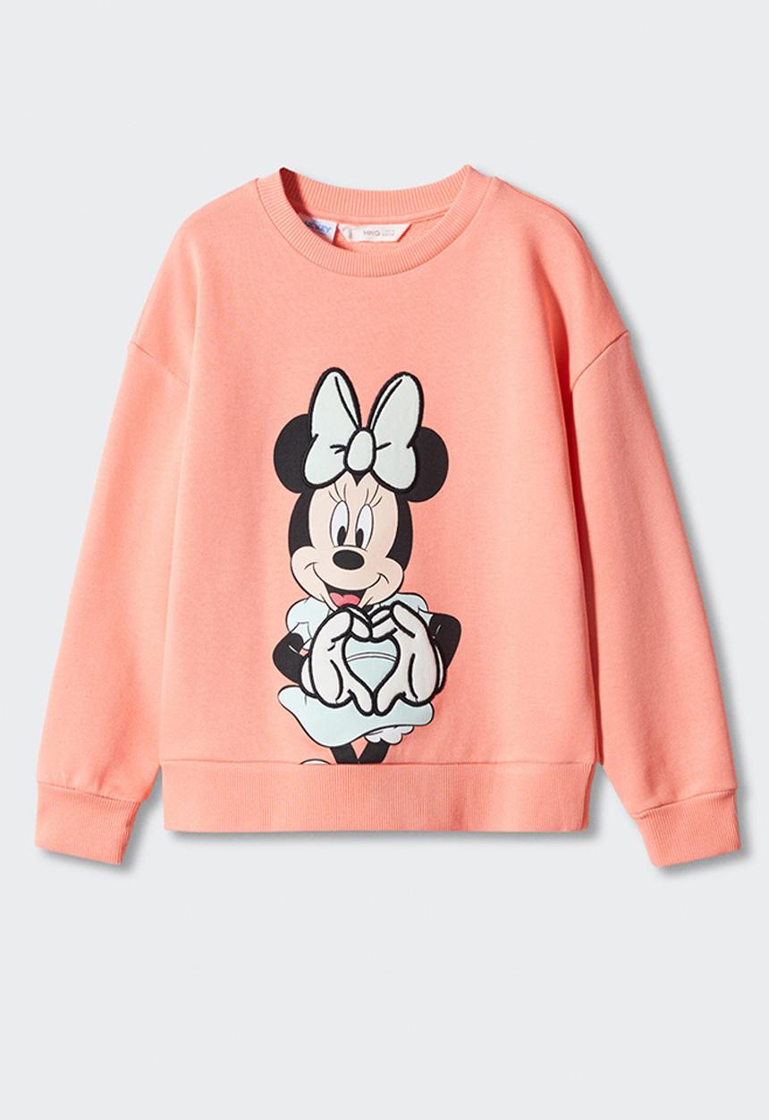 MANGO - Sweatshirt mheart - pastel pink