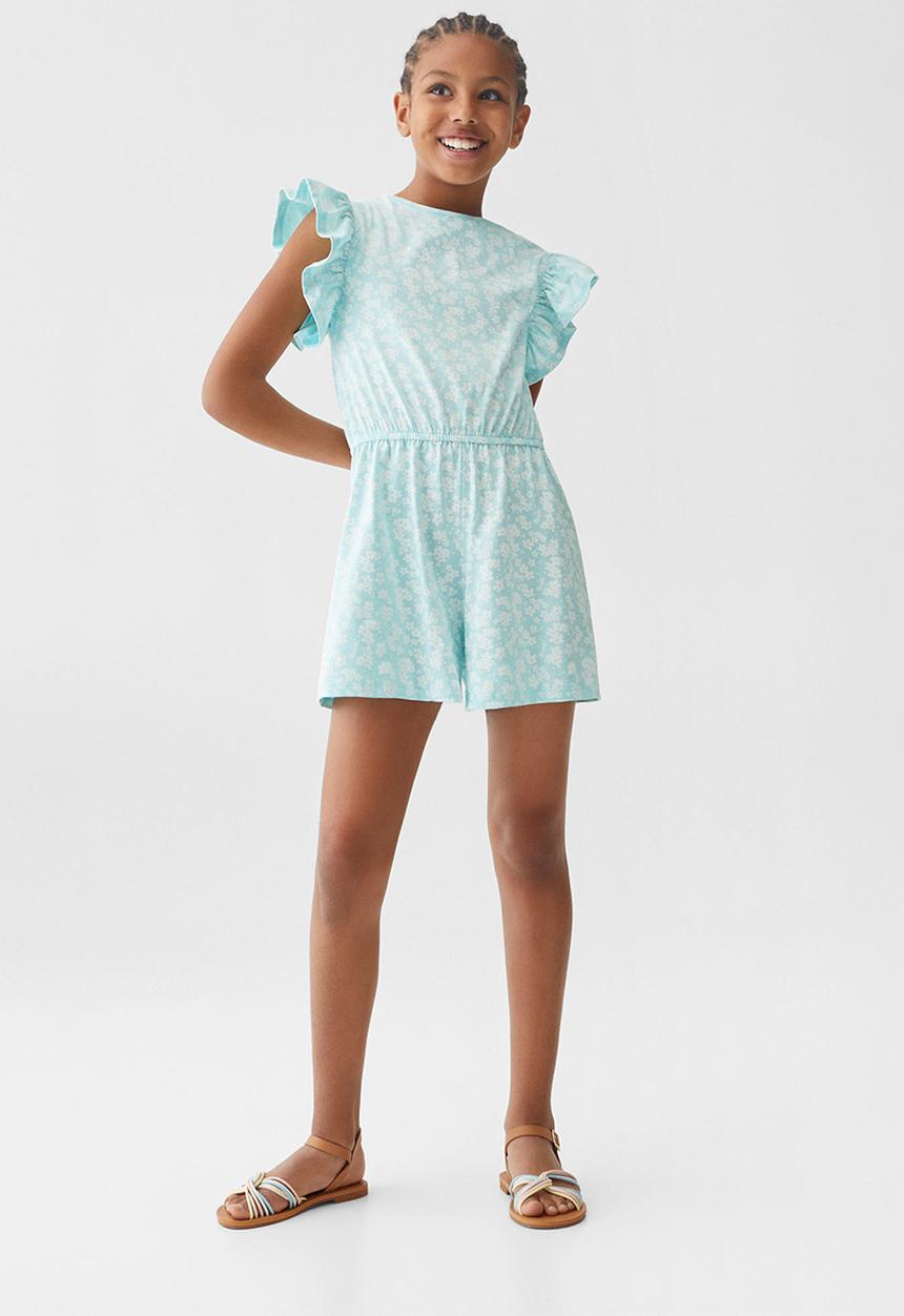 MANGO - Playsuit bombay - turquoise