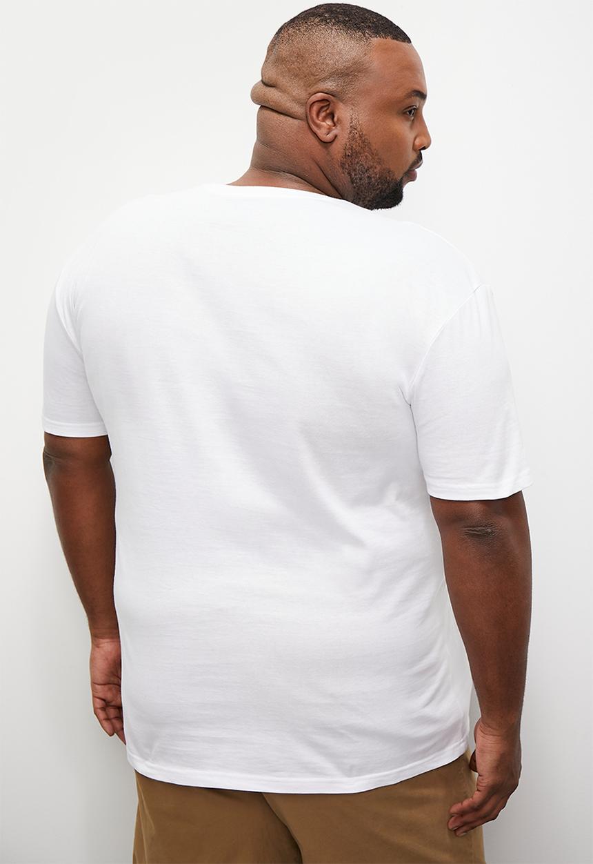 Superbalist - Nate Plus BCI Crew Neck Tee - white