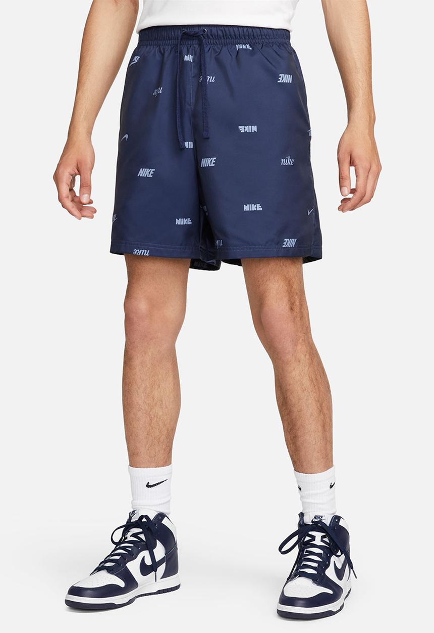 Nike - Nike Club+ AOP woven flow short - navy 