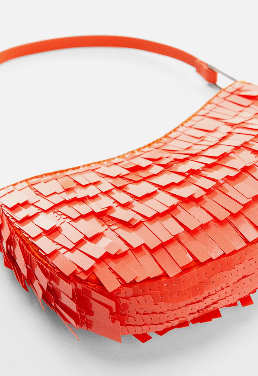 MANGO - Bag pati - orange
