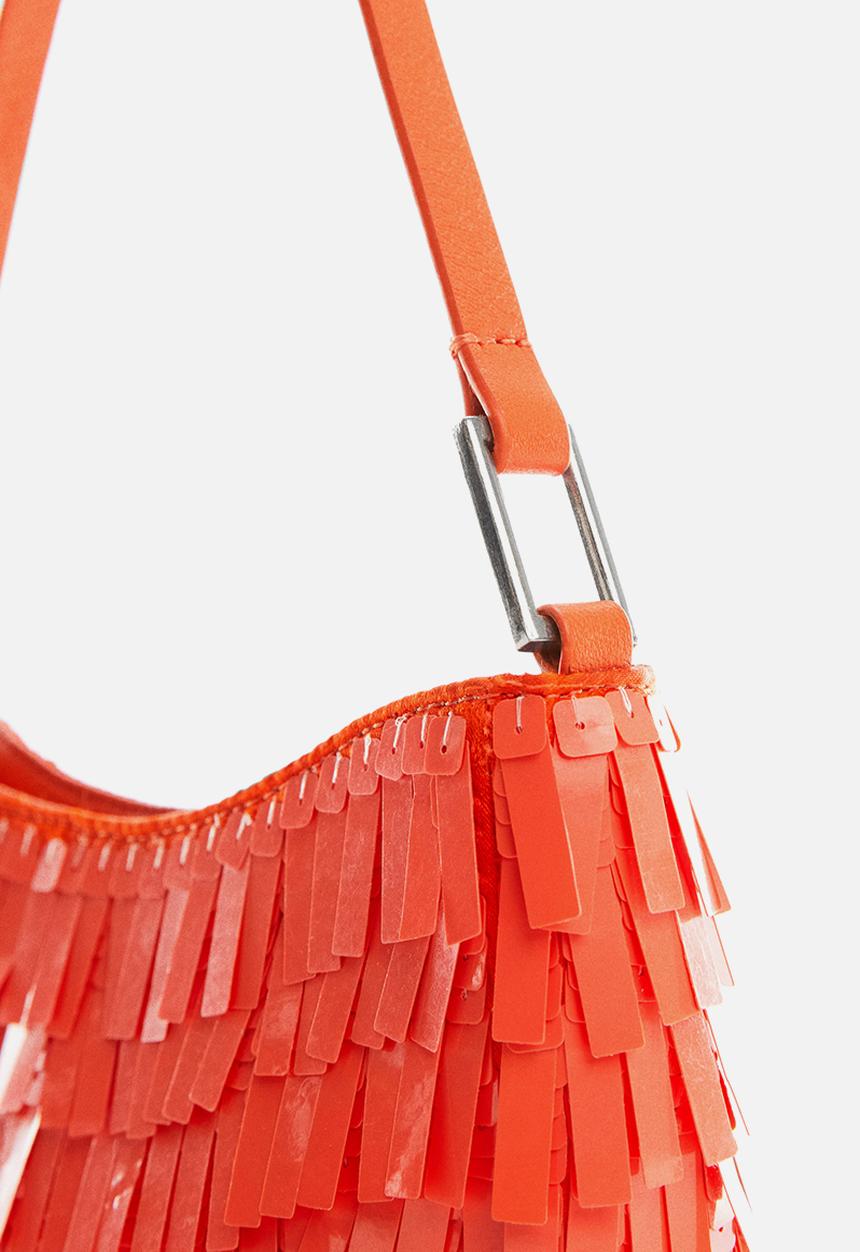 MANGO - Bag pati - orange