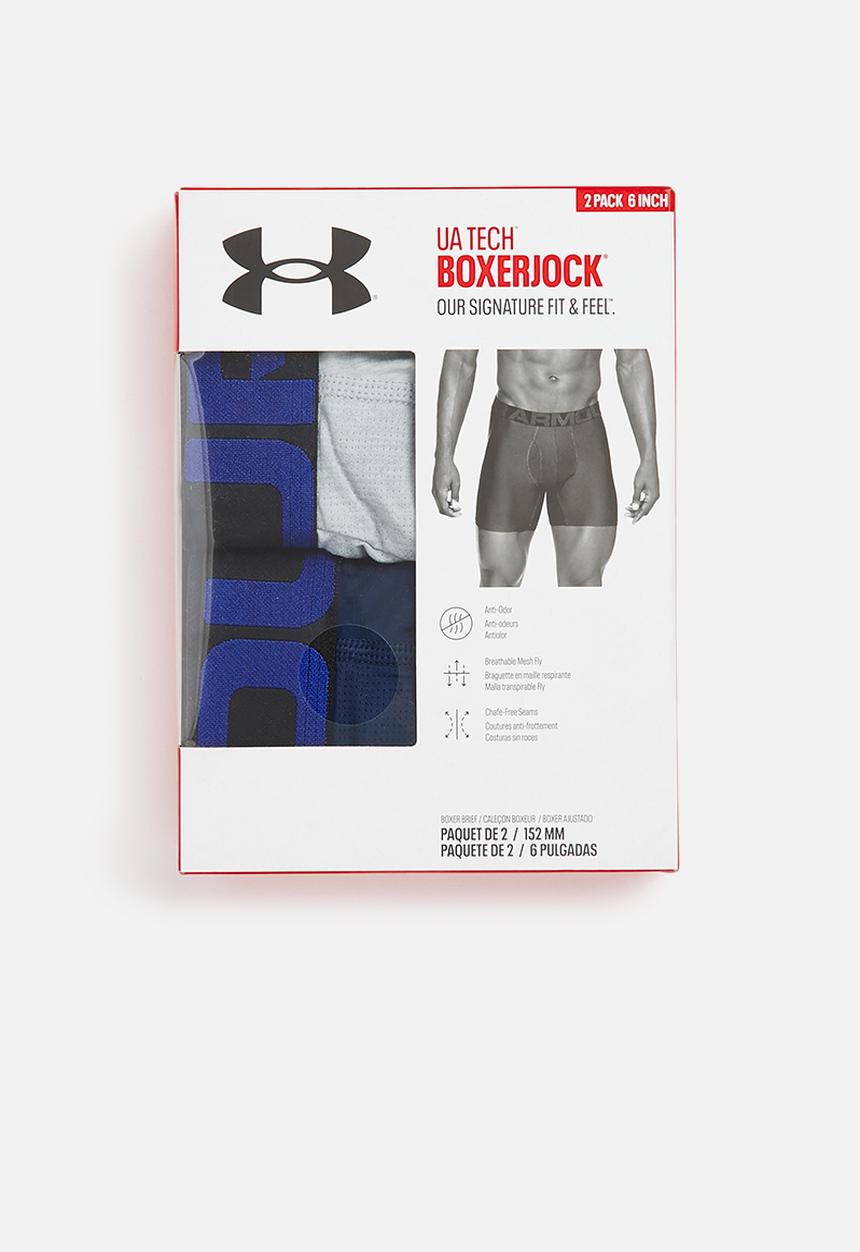Under Armour - UA tech 6in 2 pack - multi