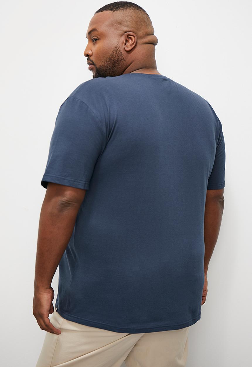 Superbalist - Nate plus BCI crew neck tee - navy