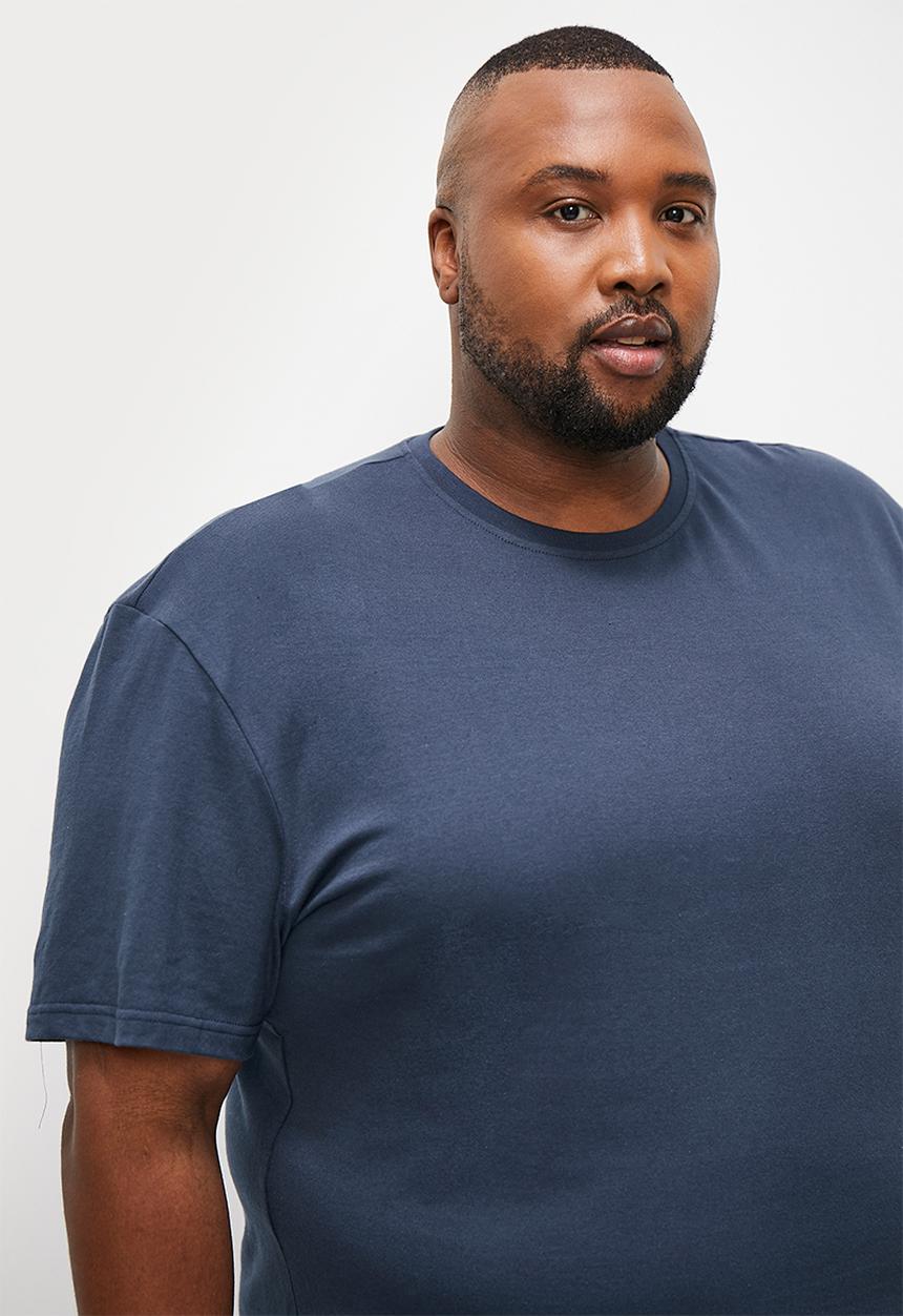 Superbalist - Nate plus BCI crew neck tee - navy