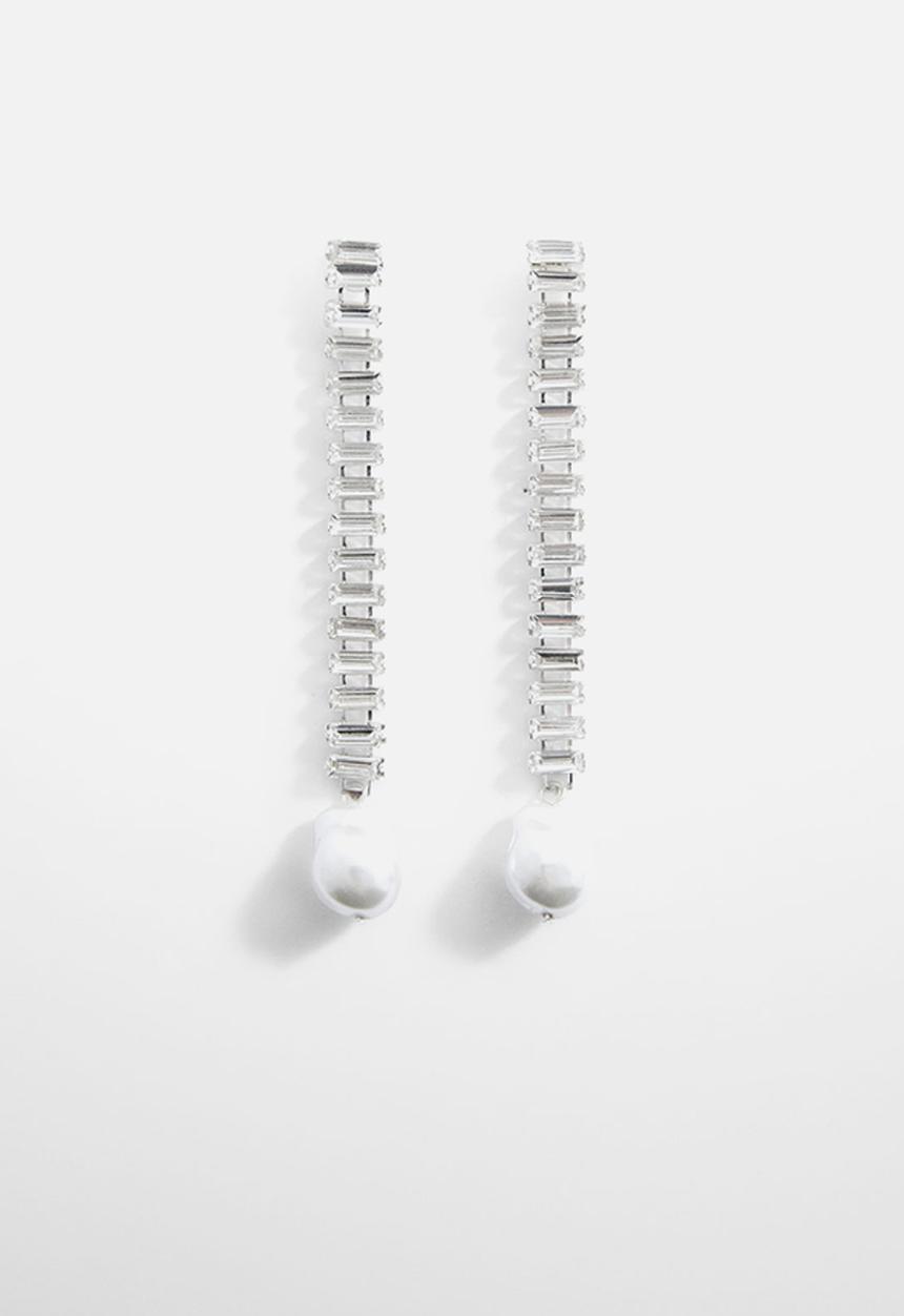 MANGO - Earrings lena - silver